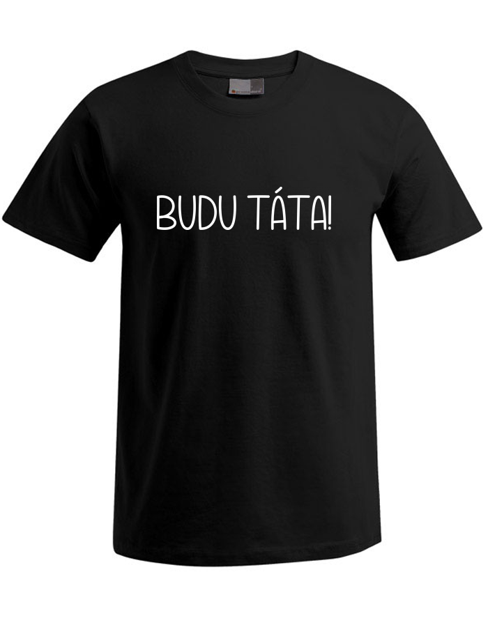 Pánské tričko Plus Size Budu táta!