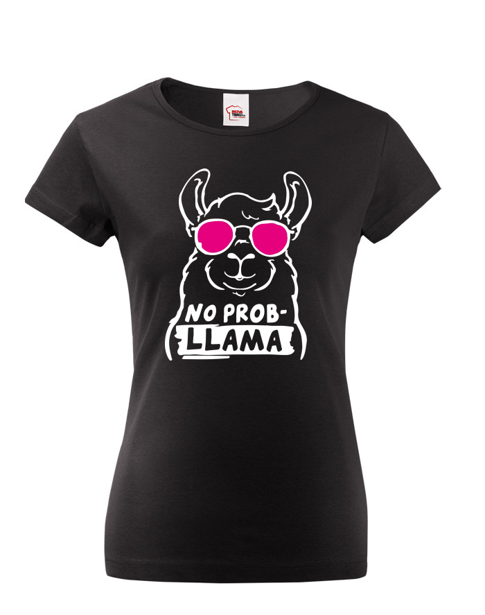 Dámské tričko No Prob-Llama