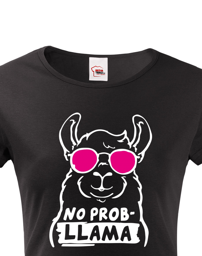 Dámské tričko No Prob-Llama