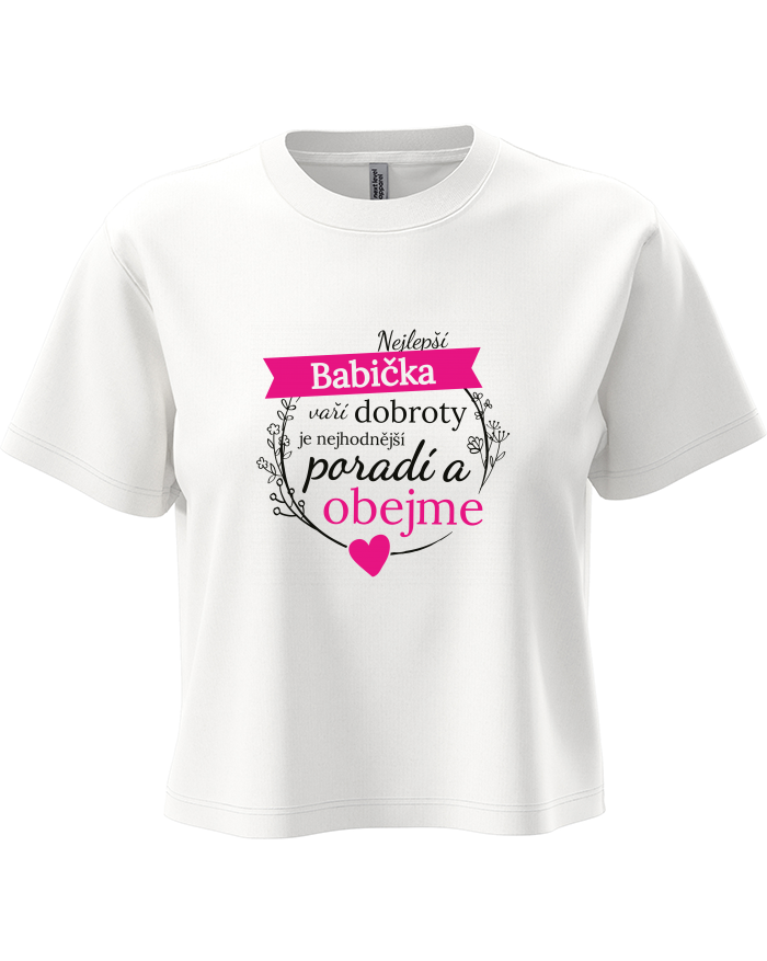 Dámský crop top nejlepší babička