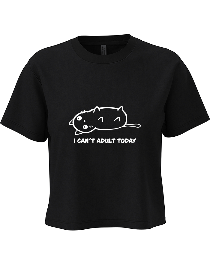 Dámský crop top I Can't Adult Today
