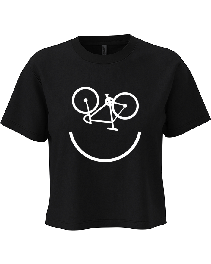 Dámský crop top Cyklo úsměv