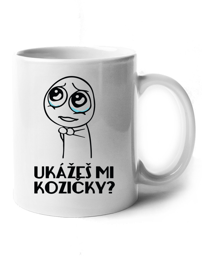 Keramický hrnek Ukážeš mi kozičky