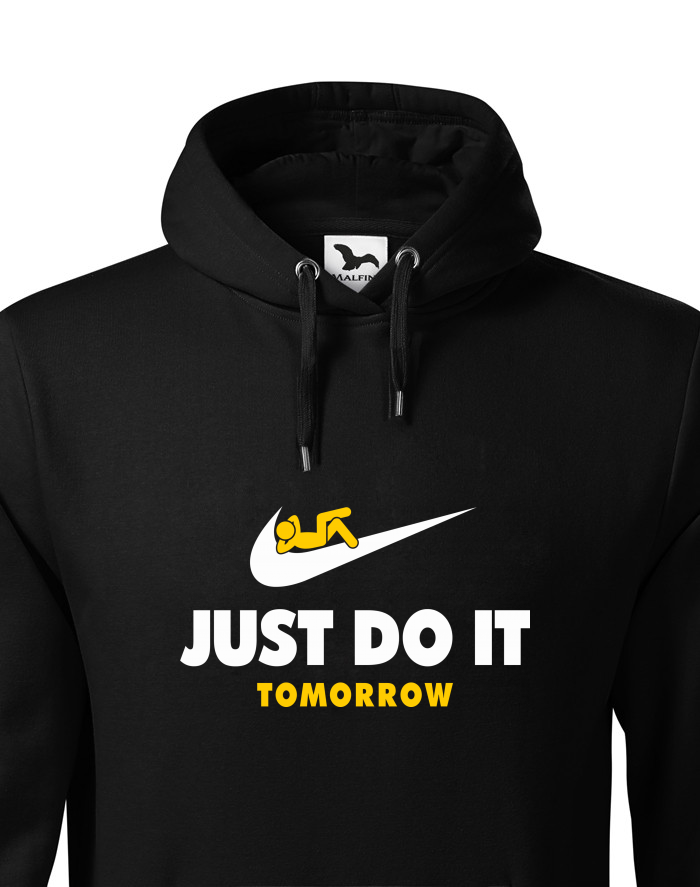 Pánská mikina s kapucí Just Do It Tomorrow