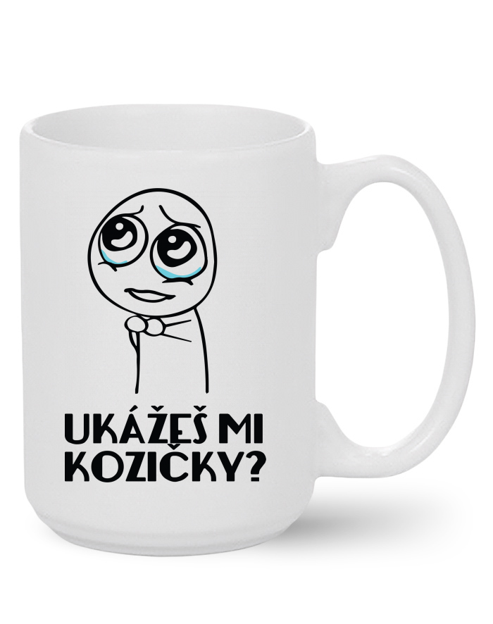Keramický hrnek MAX – Ukážeš mi kozičky