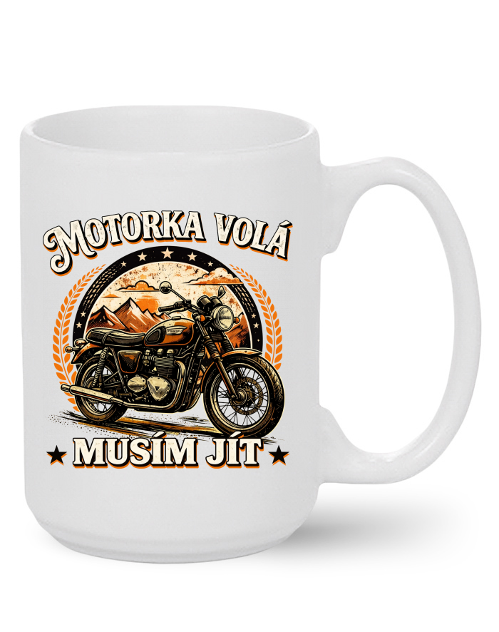 Keramický hrnek MAX Motorka volá