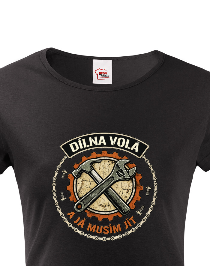 Dámské tričko Dílna volá