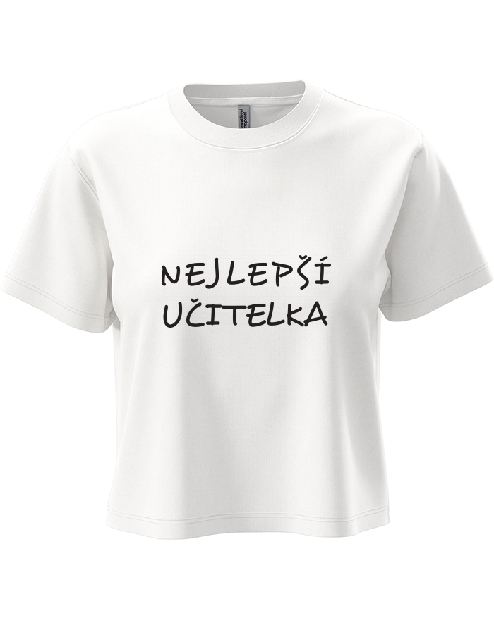 Dámský crop top Nejlepší učitelka