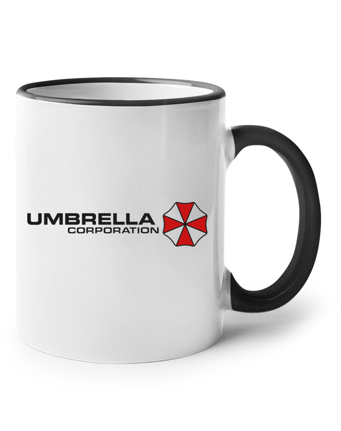 Keramický hrnek s barevným uchem Umbrella Corporation