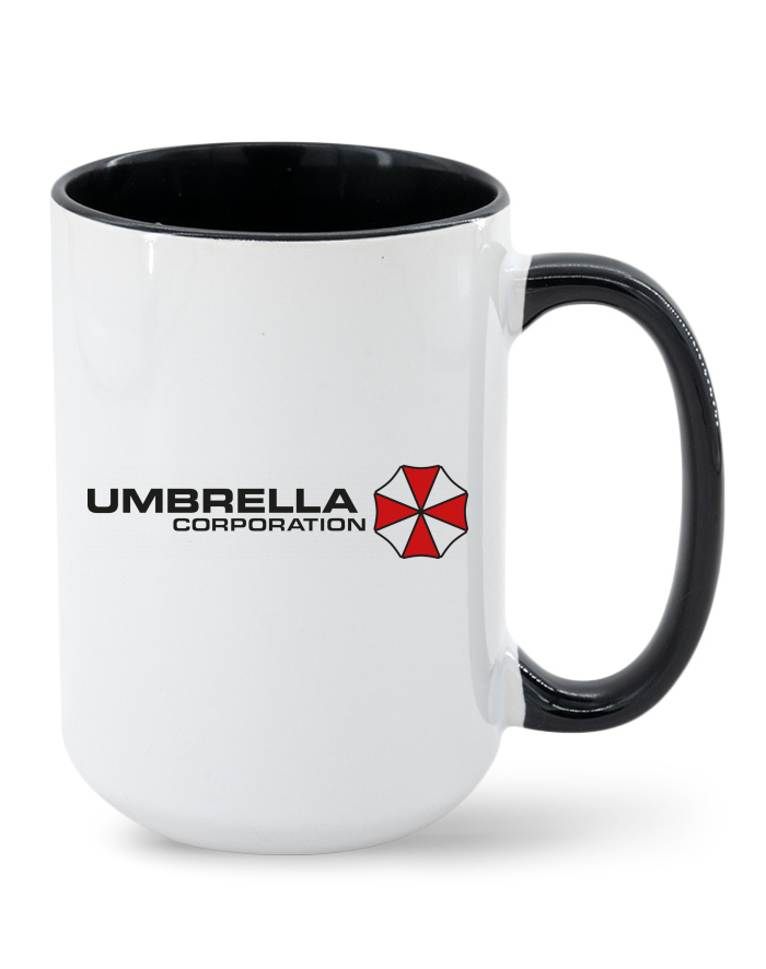 Keramický hrnek MAX Umbrella Corporation - barevný vnitřek a ucho