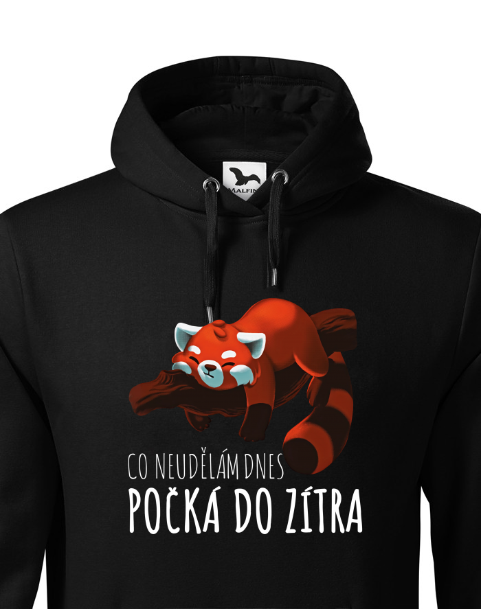 Pánská mikina s kapucí Co neudělám dnes
