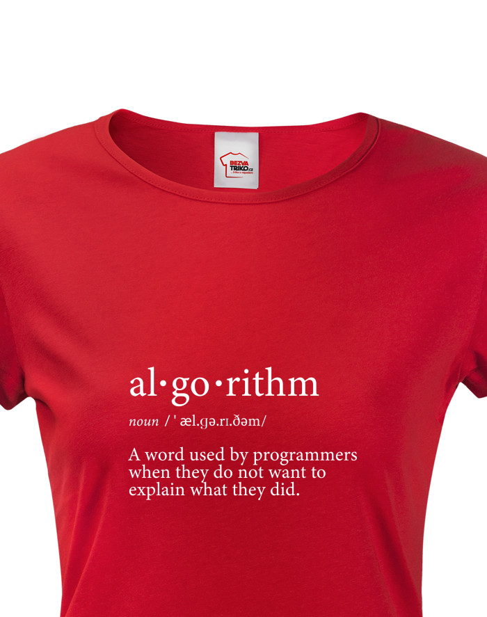 Dámské tričko Algorithm