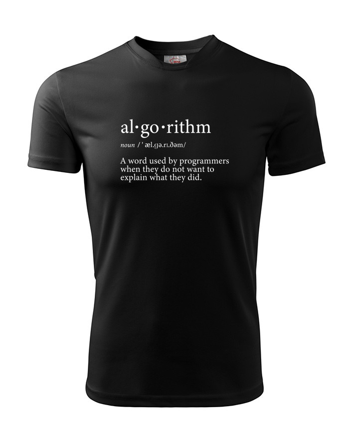 Pánské funkční tričko Algorithm