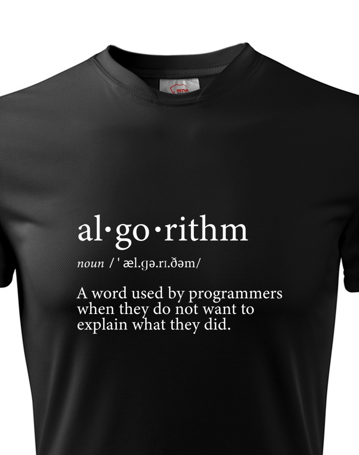 Pánské funkční tričko Algorithm