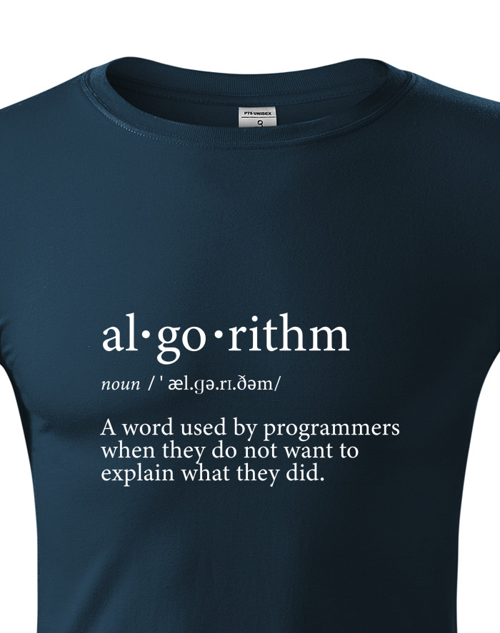 Unisex tričko s dlouhým rukávem Algorithm