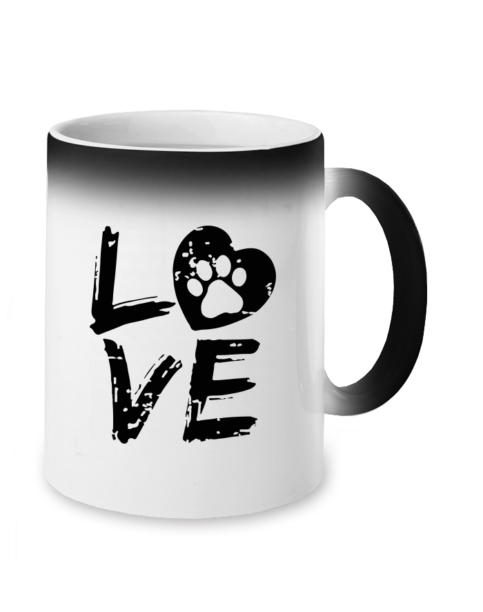 Magický měnící se hrnek Dog Love