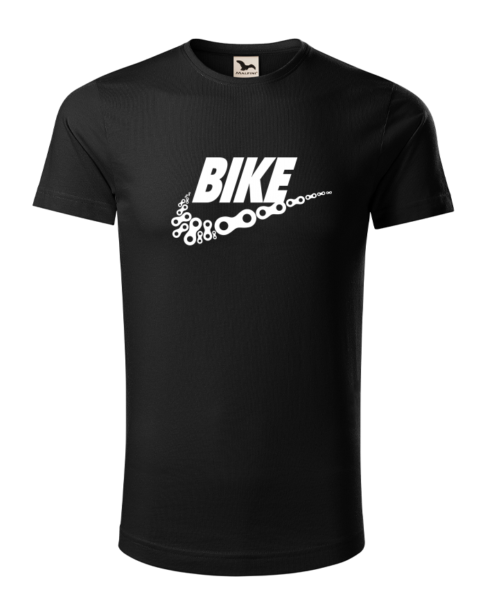 Pánské tričko z bio bavlny s krátkým rukávem BIKE
