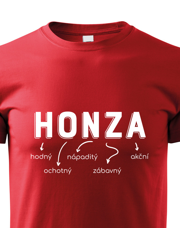 Dětské tričko Honza – nosný, napádivý, okéní