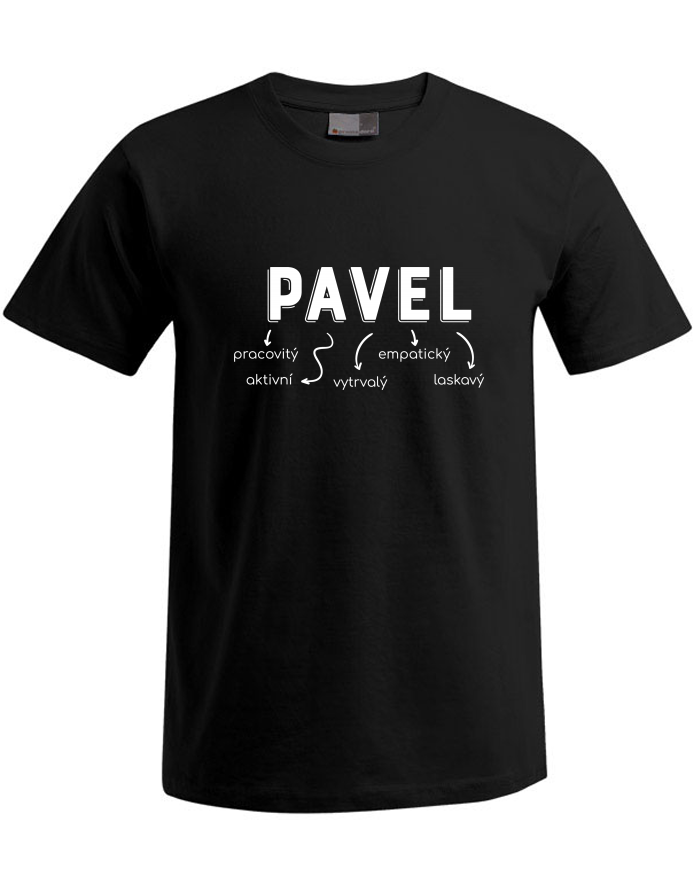 Pánské tričko Plus Size Pavel – pročovný, empatický, vtipný