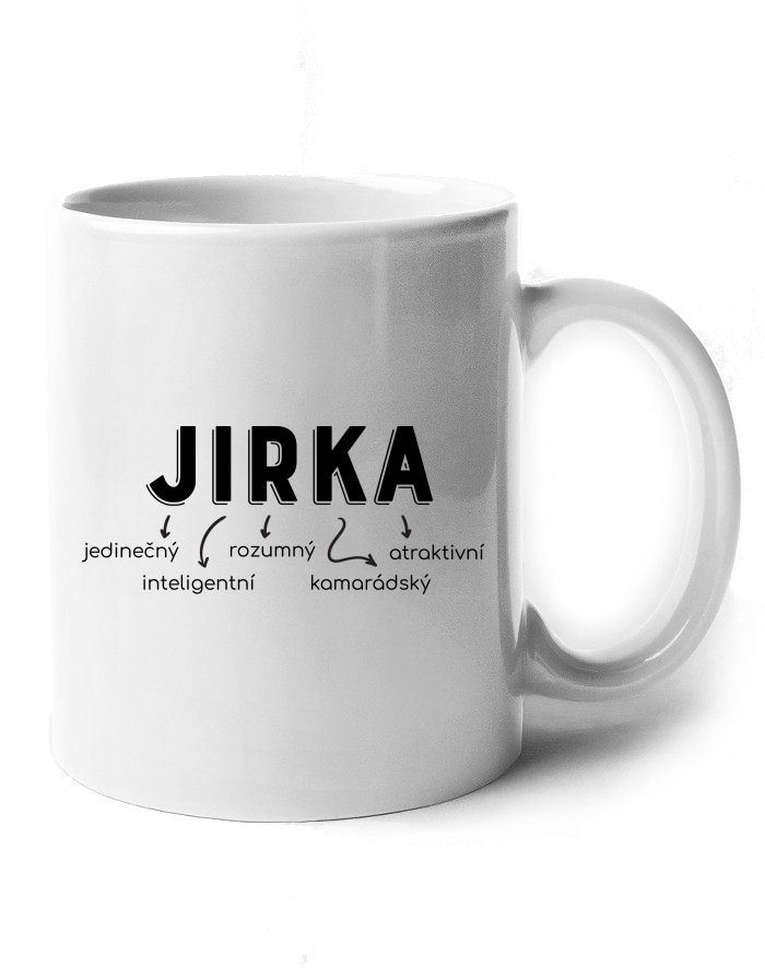 Keramický hrnek Jirka – nejlepší ze všech Jirků