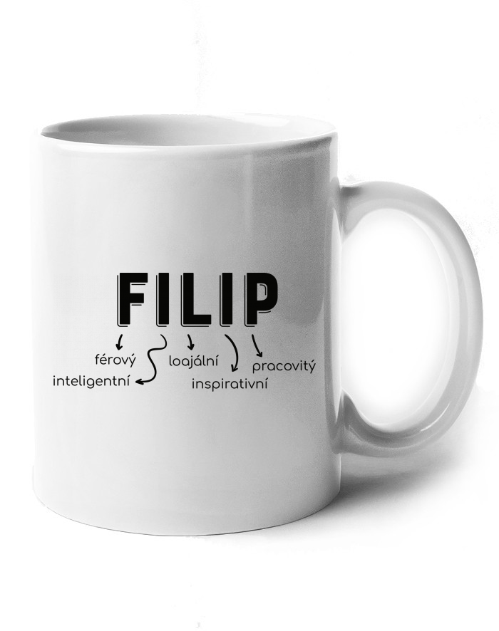 Keramický hrnek – Filip, král všech Filipů