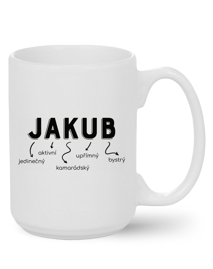 Keramický hrnek MAX – Jakub, otevři!