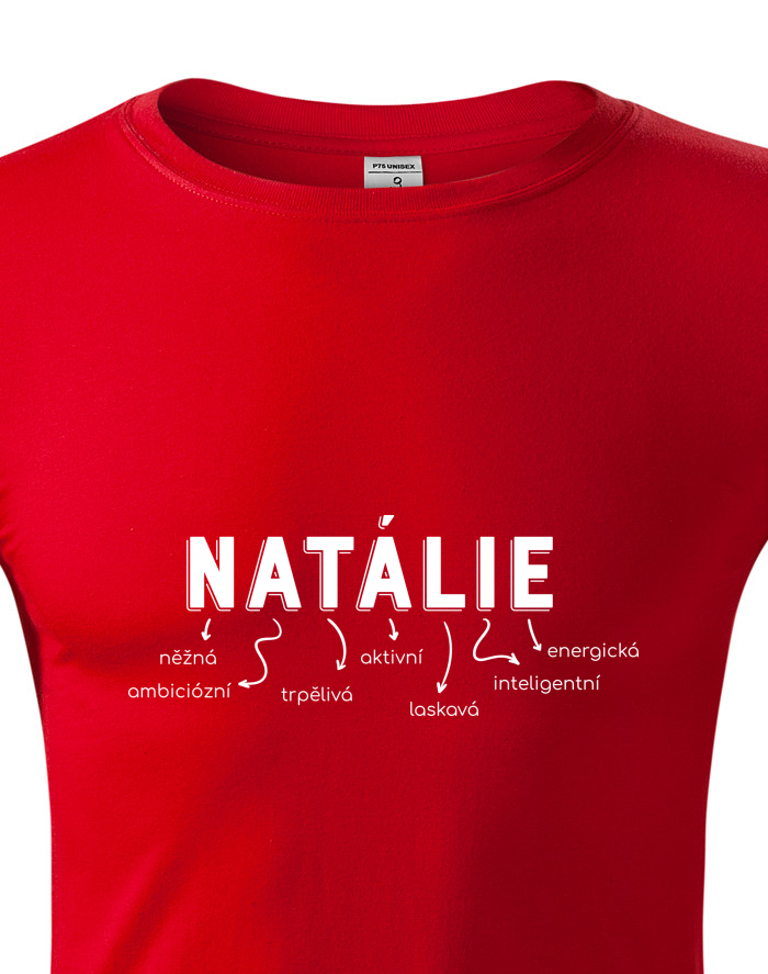 Unisex tričko s dlouhým rukávem – Natálie 25. prosince