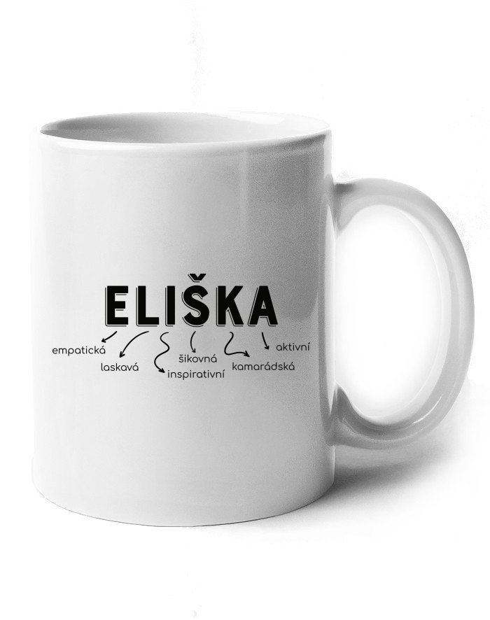 Keramický hrnek Eliška – emocionálně nestabilní, ale okouzlující