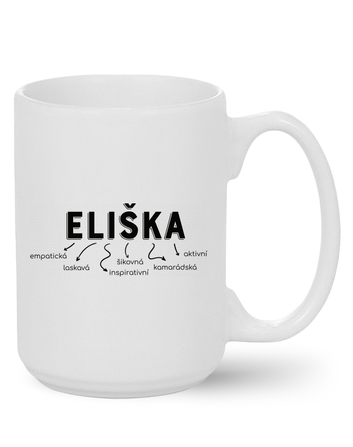 Keramický hrnek MAX – Eliška, emancipovaná žena