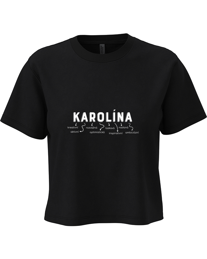 Dámský crop top k svátku Karolína