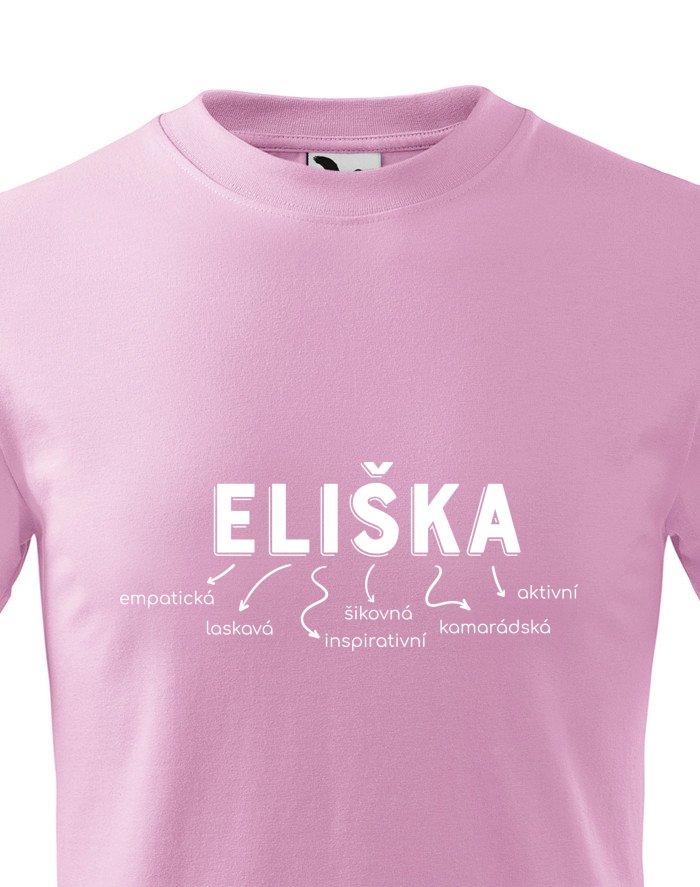Dětské tričko k svátku Eliška