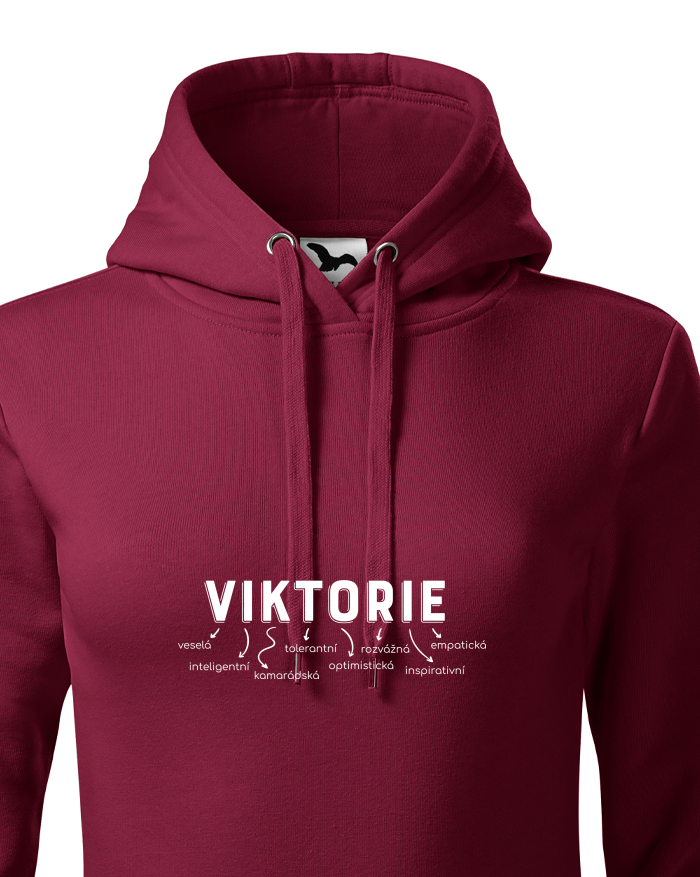 Dámská mikina s kapucí – Viktorie