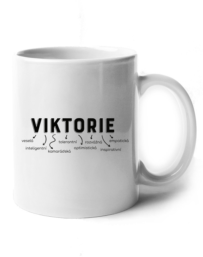 Keramický hrnek Viktorie k svátku
