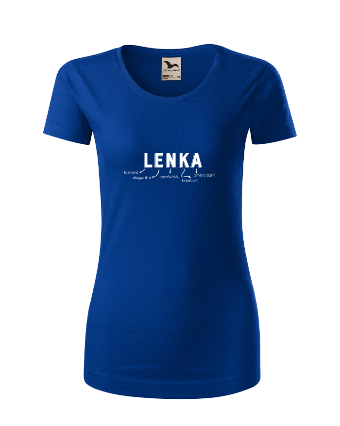 Dámské tričko Lenka – o skvělou kamarádku není nouze