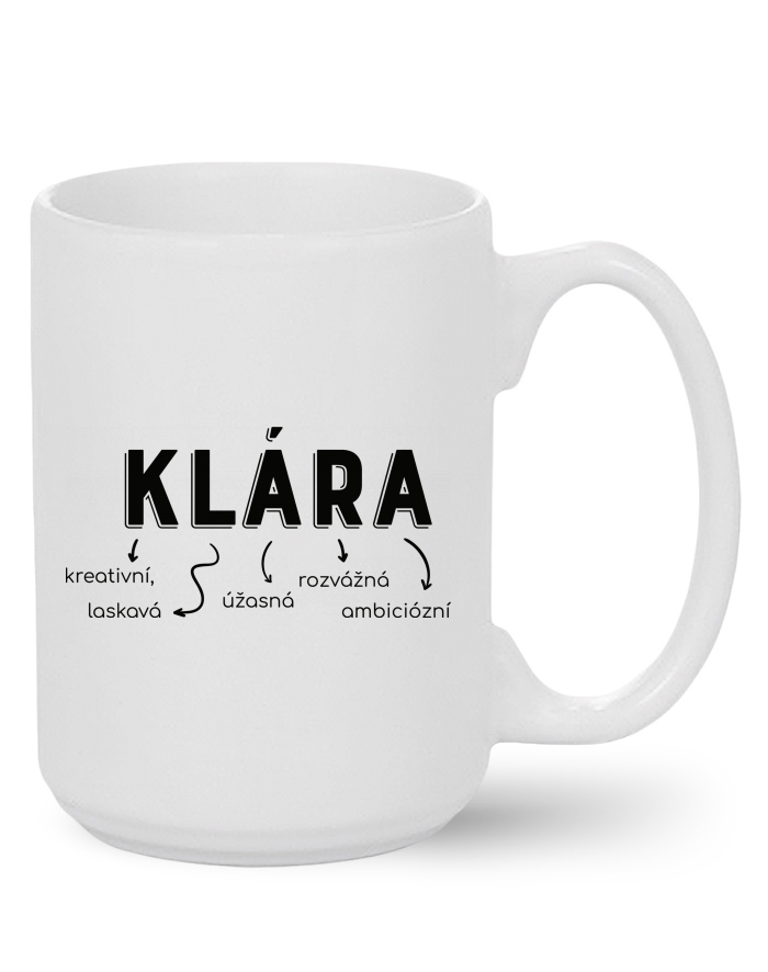 Keramický hrnek MAX – Klára, rozsviť nám