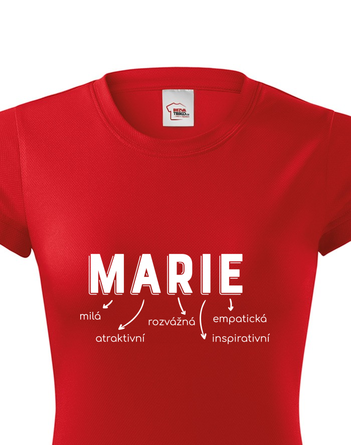 Dámské funkční tričko k svátku Marie