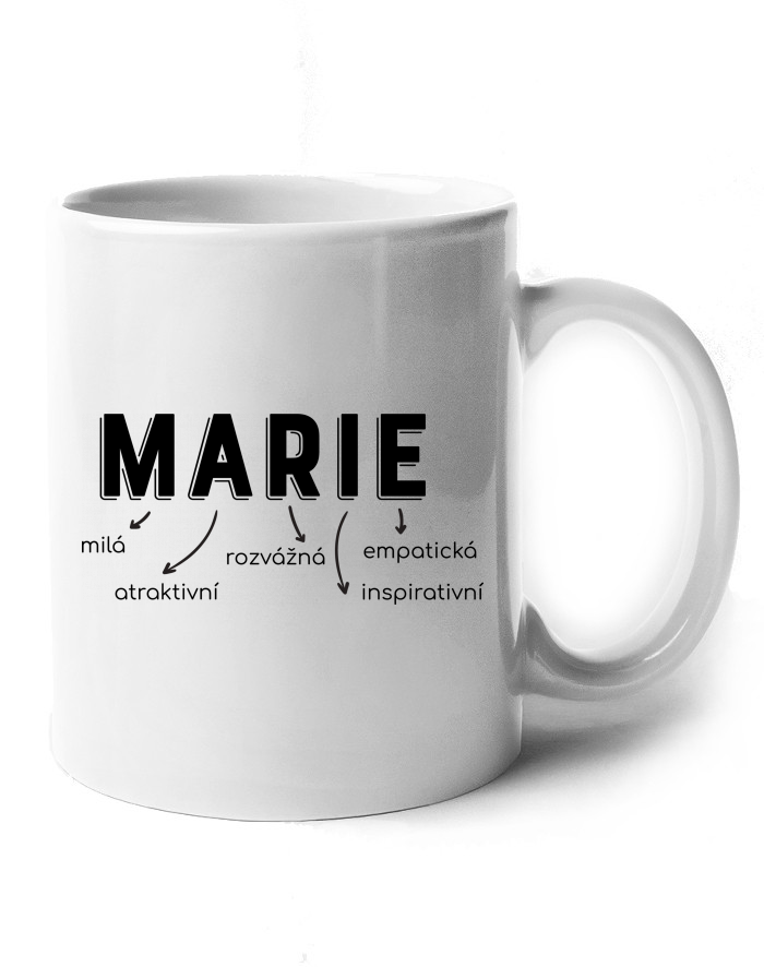 Keramický hrnek k svátku Marie