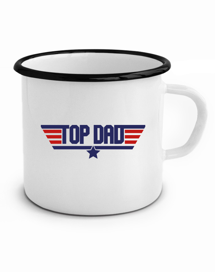 Plechový hrneček Top Dad