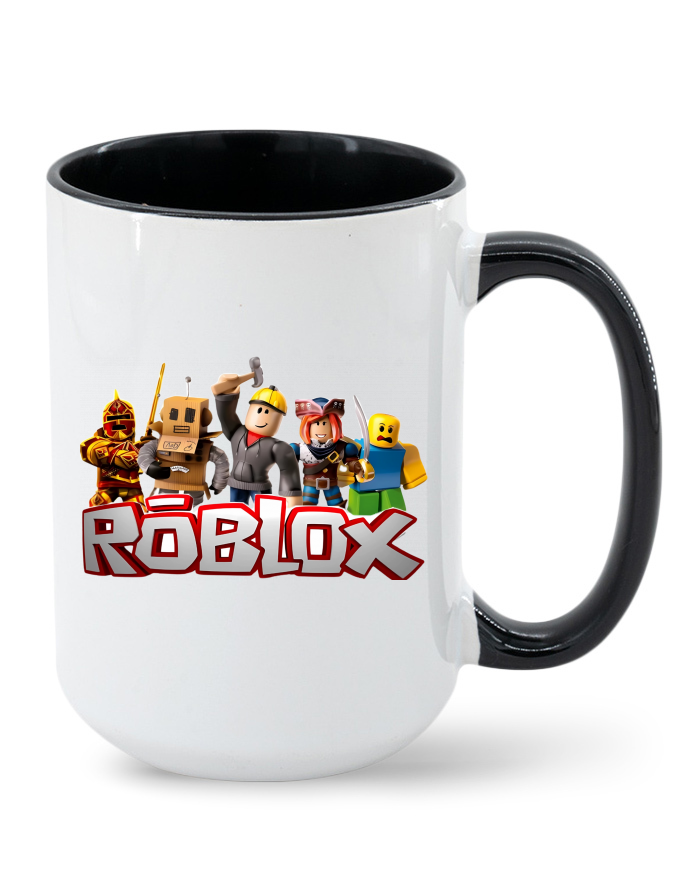 Keramický hrnek MAX Roblox – barevný vnitřek a ucho