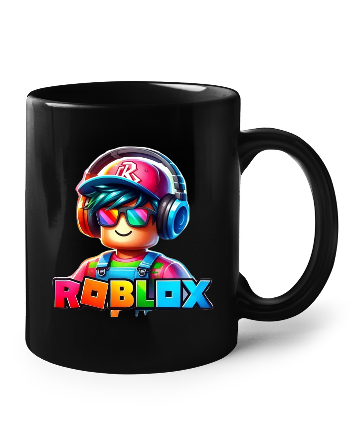 Keramický hrnek Roblox 4 – černý
