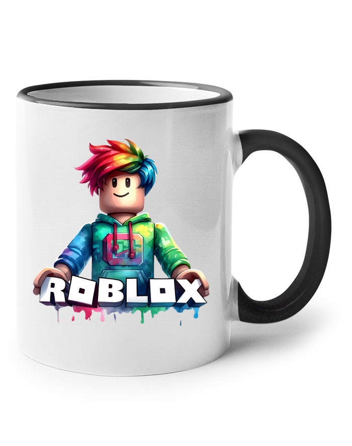Keramický hrnek s barevným uchem – Roblox 6
