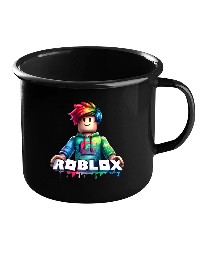 Plechový hrneček černý Roblox 6