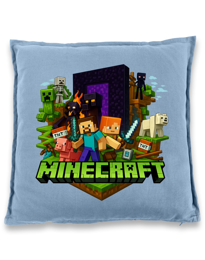Bavlněný polštář Minecraft 3