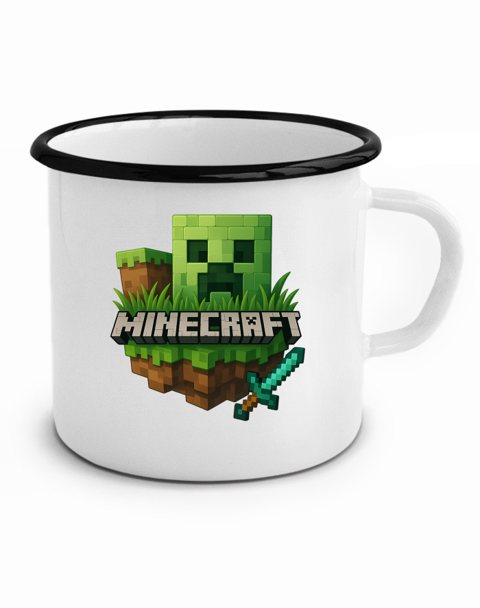 Plechový hrneček Minecraft 5