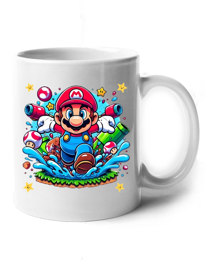 Keramický hrnek Super Mario vodní akce