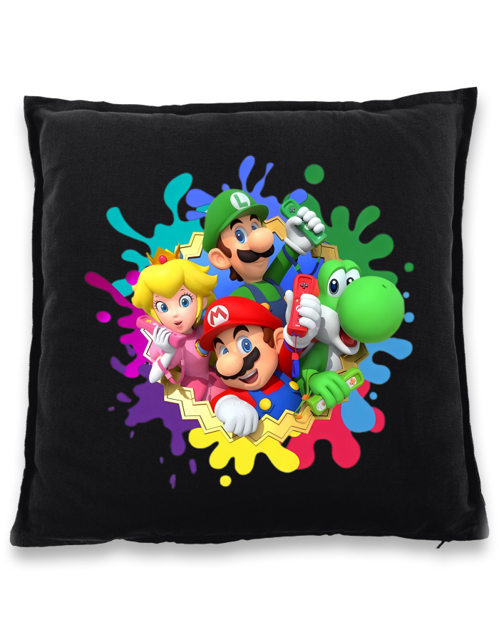 Bavlněný polštář Super Mario postavičky