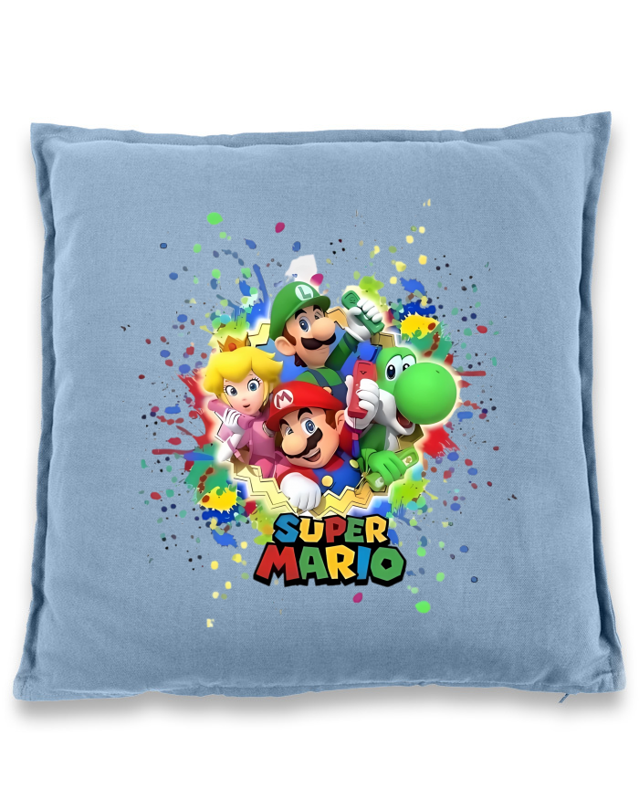 Bavlněný polštář Super Mario postavičky 2