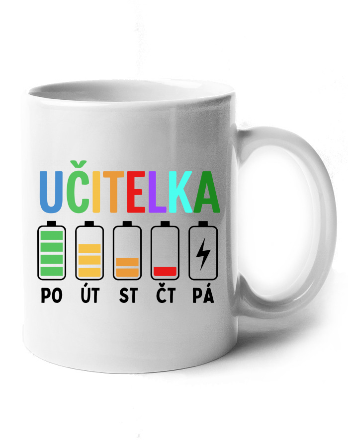 Keramický hrnek Učitelské baterky