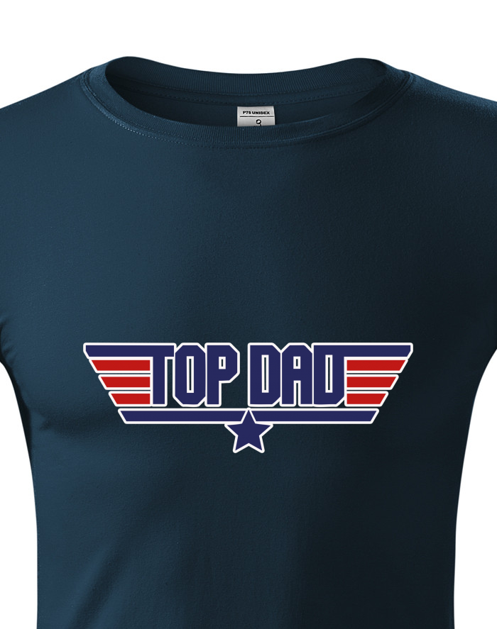 Unisex tričko s dlouhým rukávem Top Dad