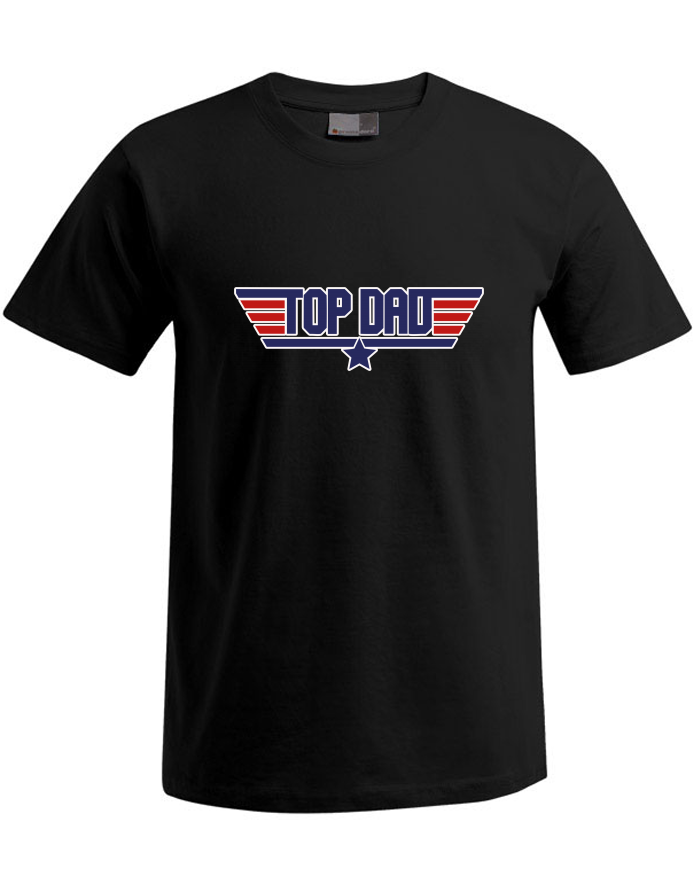 Pánské tričko Plus Size s krátkým rukávem Top Dad